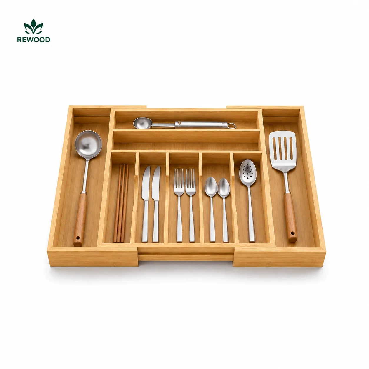 custom-bamboo-expandable-drawer-organizer