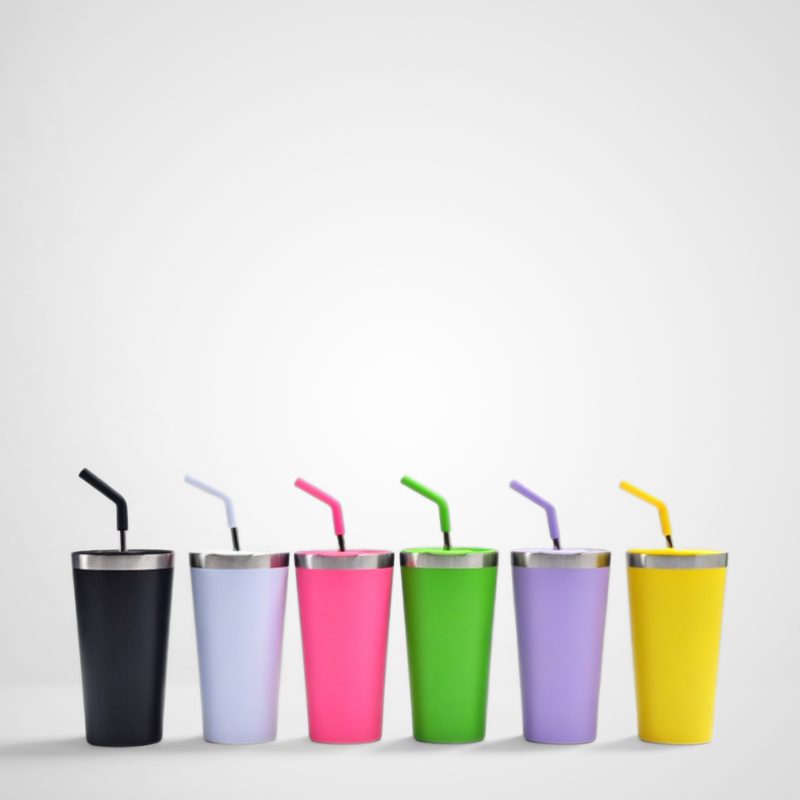 Matte Powder-Coated Commuter Tumbler