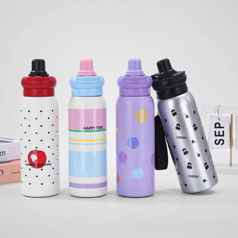 Dual-Drink Commuter Sports Bottle