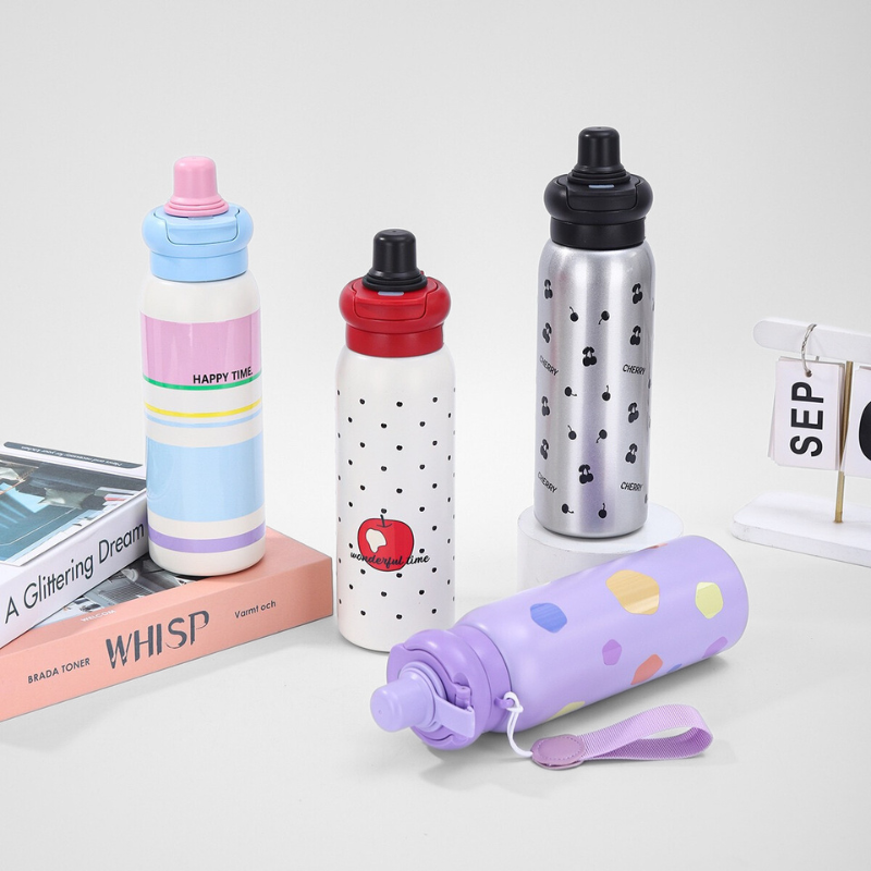 Dual-Drink Commuter Sports Bottle