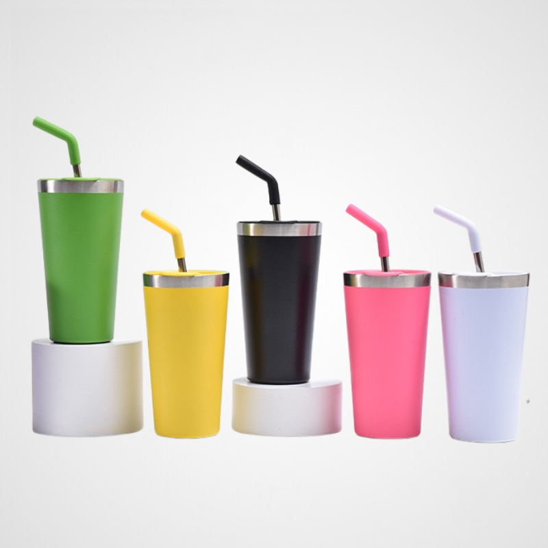 Matte Powder-Coated Commuter Tumbler