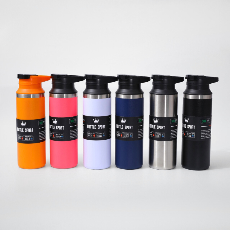 Aesthetic Powder-Coated Vacuum Flask