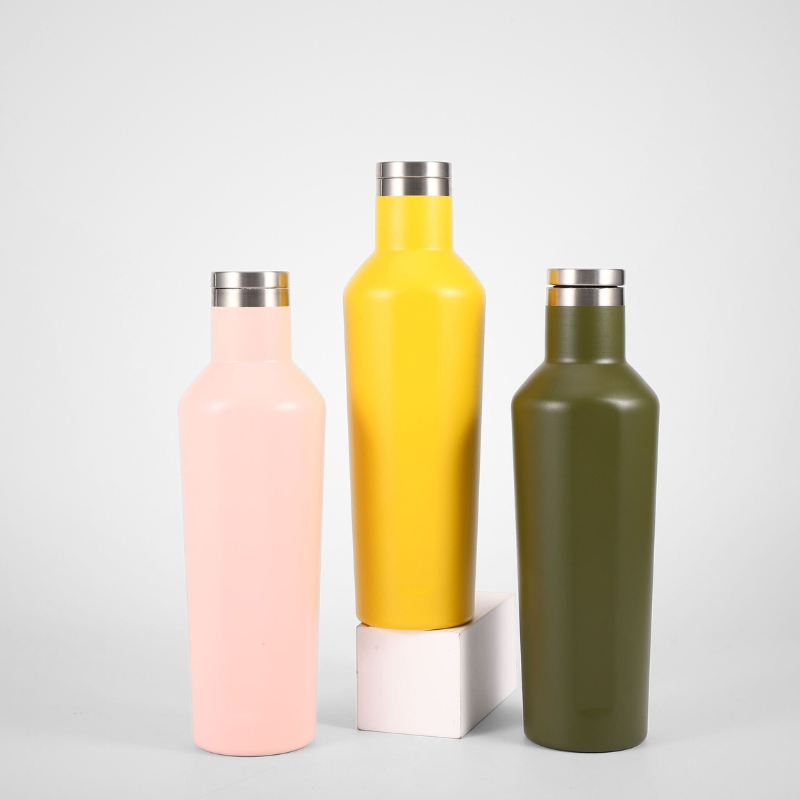 Diamond Hexagonal Travel Vacuum Flask