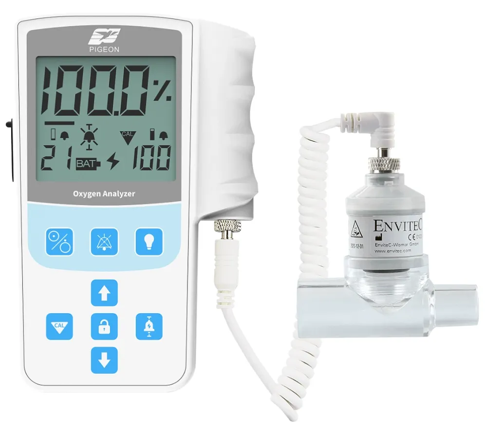 oxygen monitor with calibration