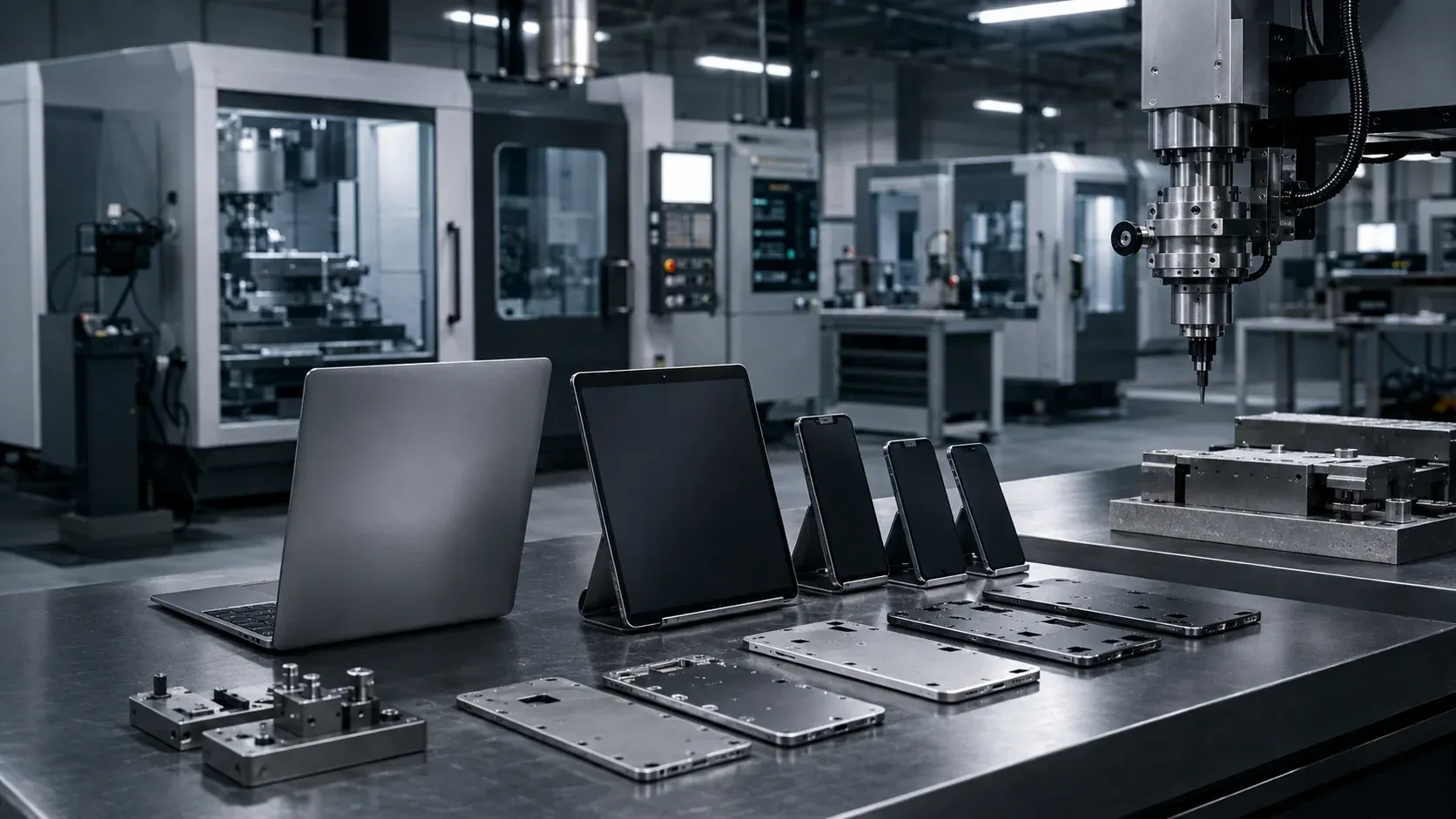display-electronics-factory-metal-workbench-lineup