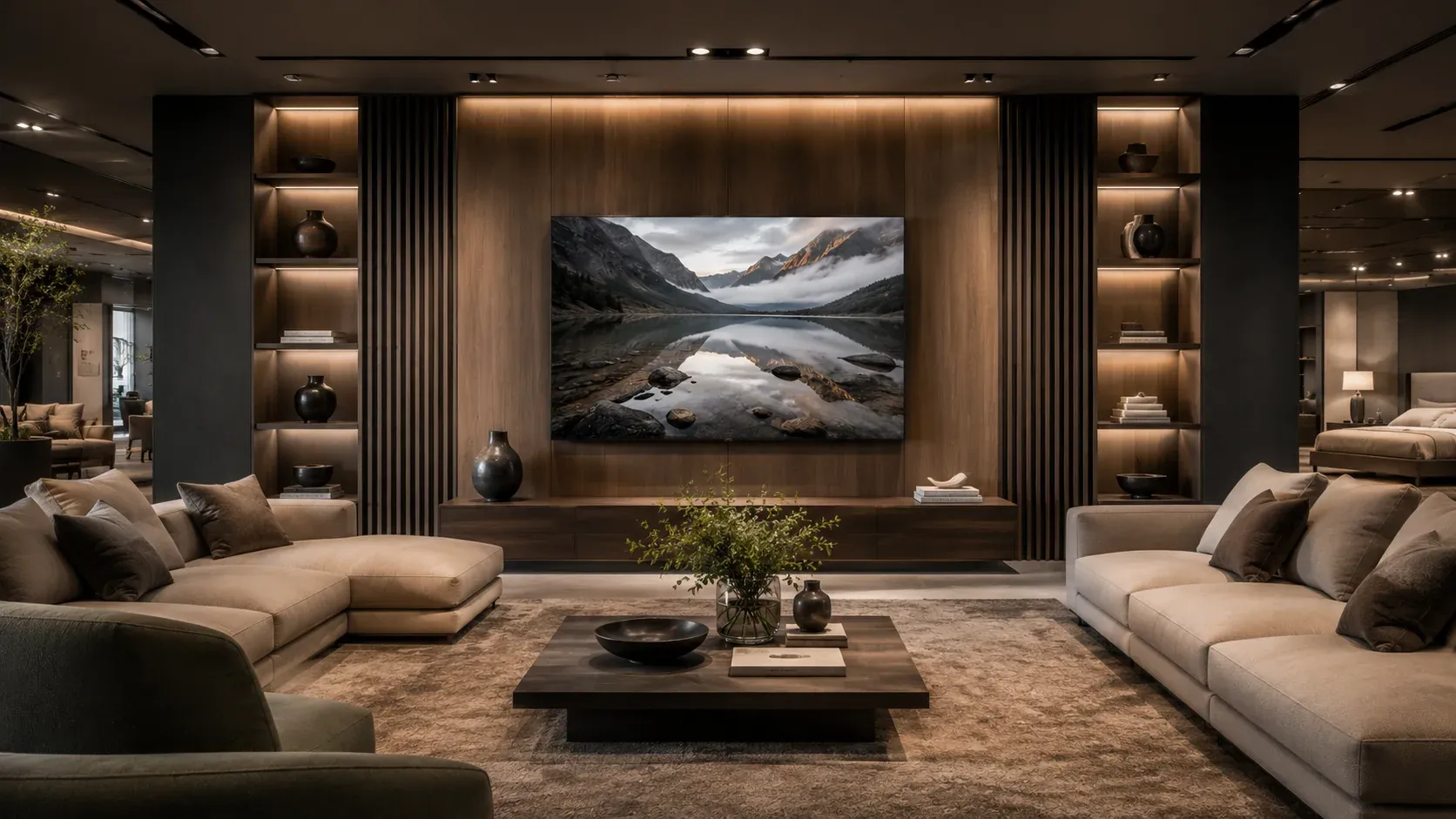 prop-tv-symmetrical-showroom-wall-mountain-lake
