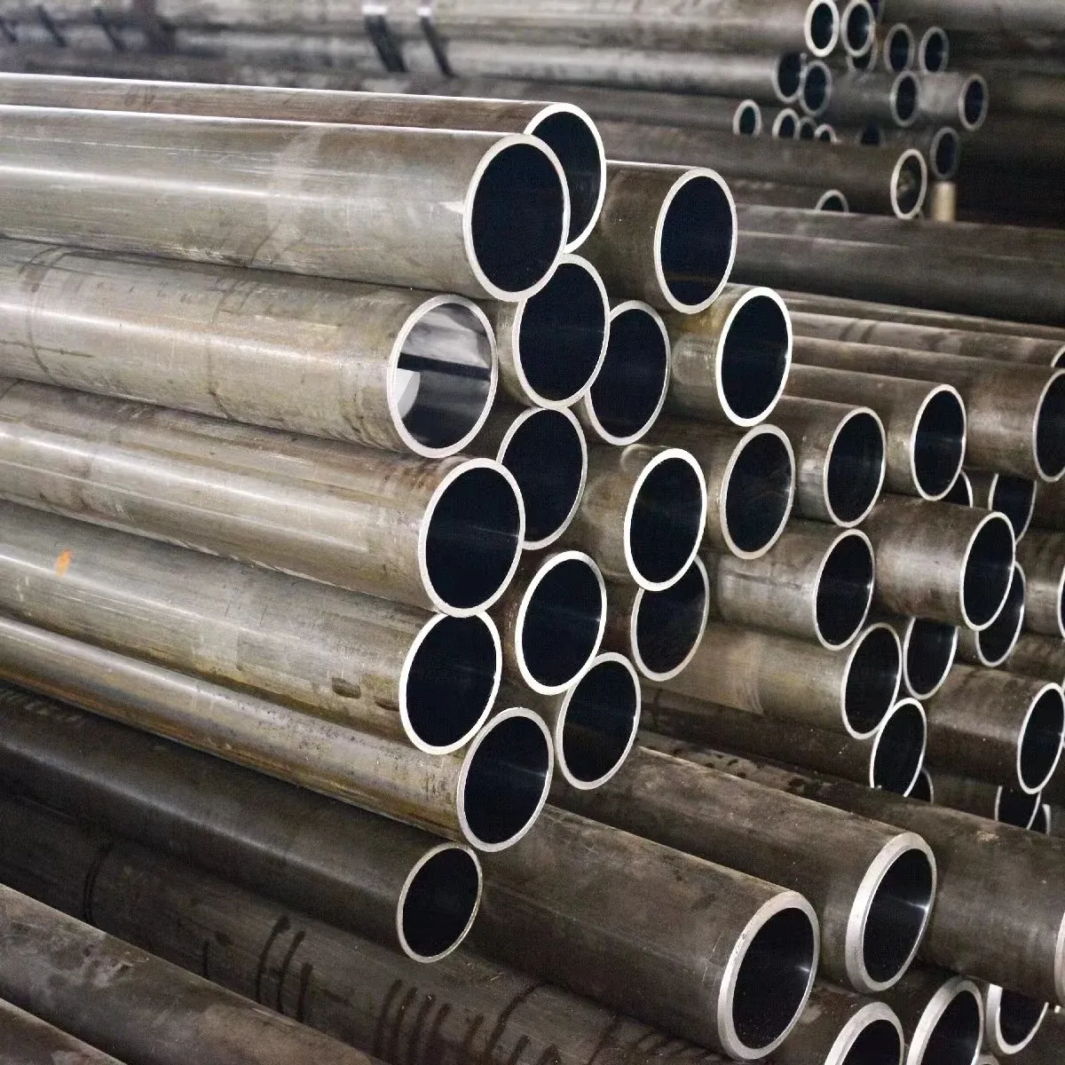 Seamless steel tube stack for shock absorber and damper bodies