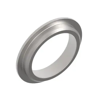 Male back Ferrule: 304 Stainless Steel, E Line, 2 1/2 in x 2 1/2 in Tube OD,rear