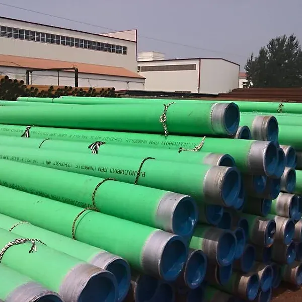 Epoxy powder coated steel pipe