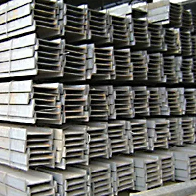H-beam and structural steel at the yard