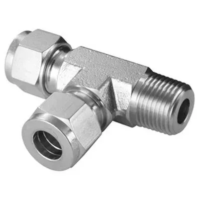 Ss 316 Stainless Steel Male Run Tee, for Tube Fitting, Galvanized