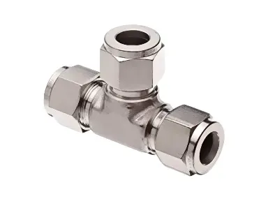 STAINLESS STEEL UNION TEE 3/8 TUBE OD REF SS-600-3 (SS-600-3 ref)