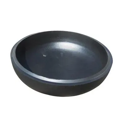 Steel pipe caps and end caps