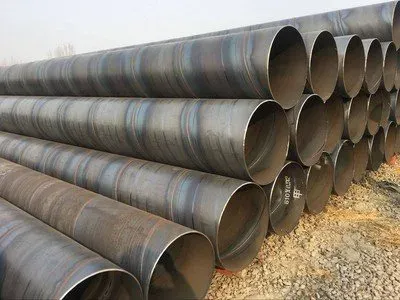 Large diameter welded steel pipe stack