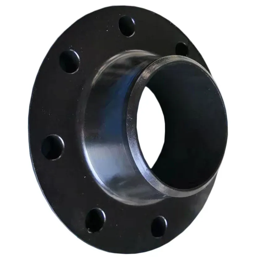 Weld neck flange with long tapered hub, raised face