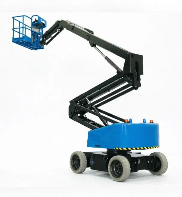 Outstrip FBZ16J electric articulating boom lift – 17.7m working height, zero tailswing, 445Ah AGM battery
