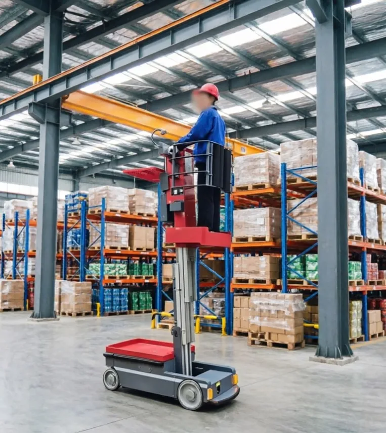 Outstrip SP60 self propelled electric order picker – 6m working height, active front steering
