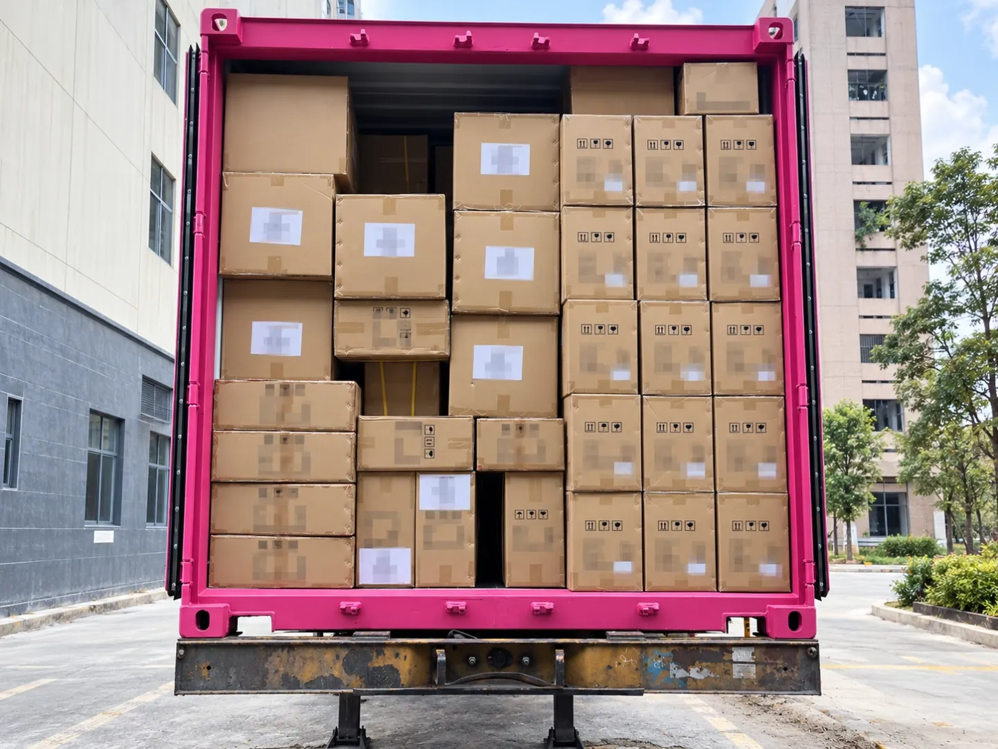 Automonitor help customer load container