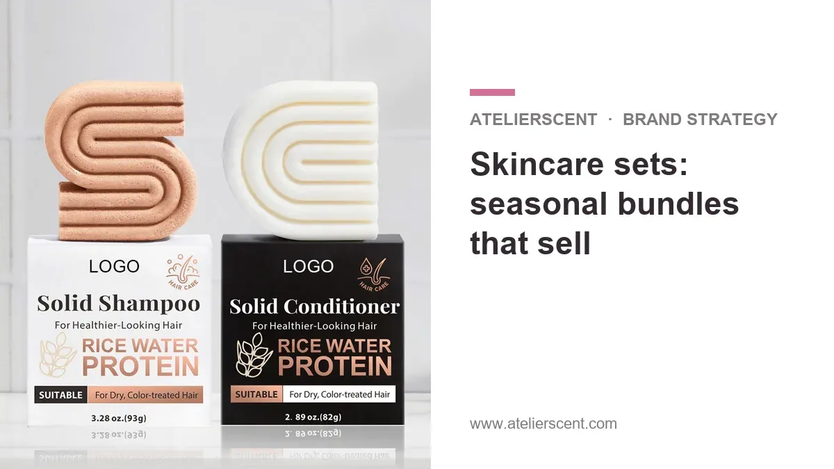 Atelierscent blog cover: skincare sets and seasonal bundles