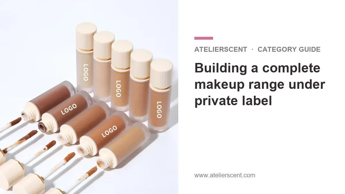 Atelierscent blog cover: building a complete makeup range