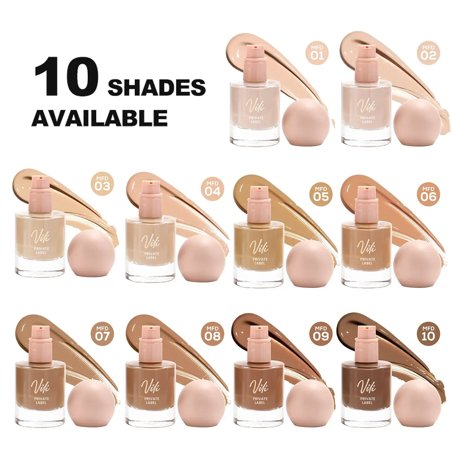 Nail product packaging detail