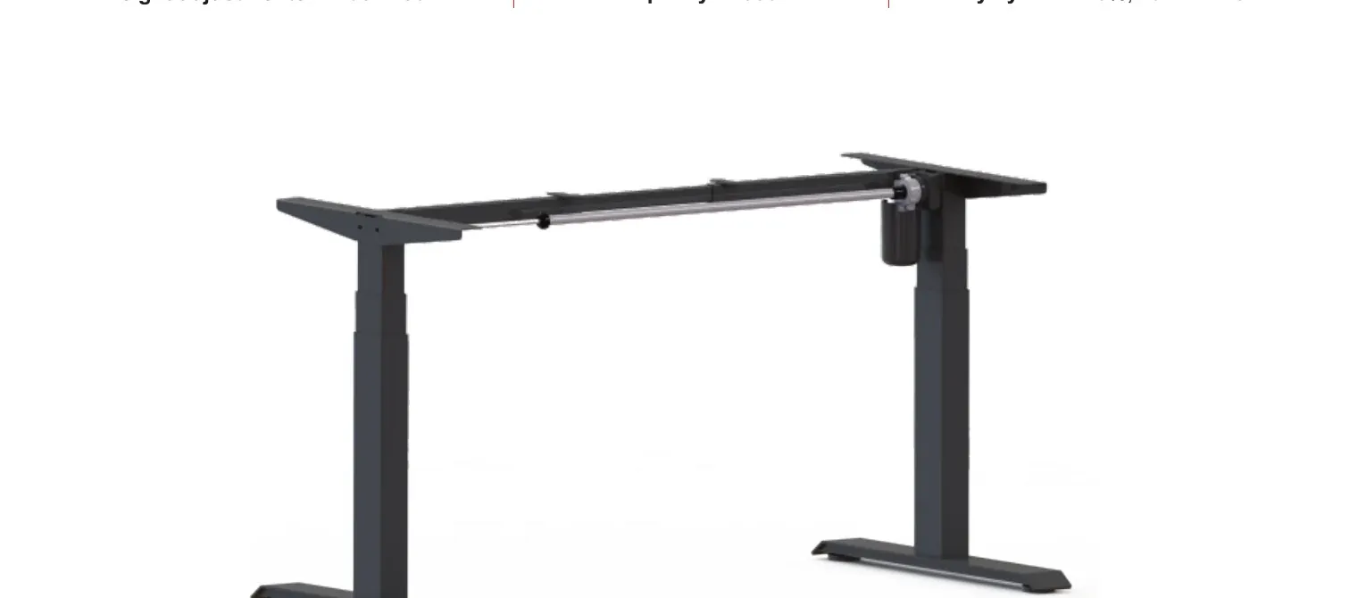 Product image of SHA2410-3S Single Motor Desk Frame