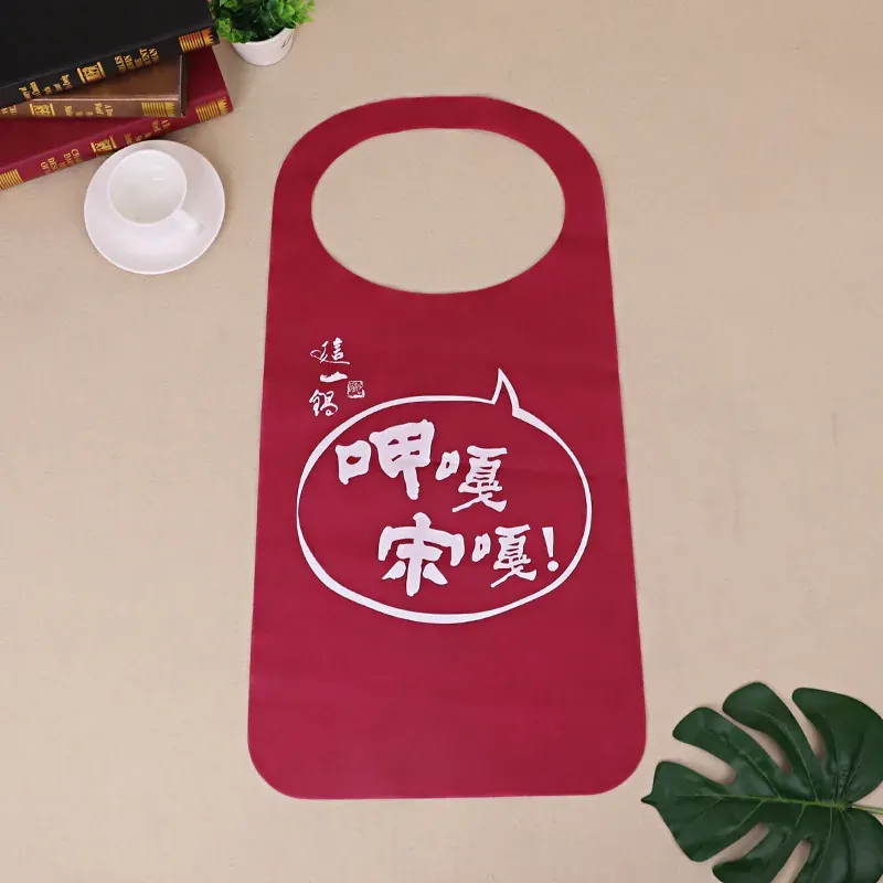 red-custom-printed-nonwoven-pullover-apron