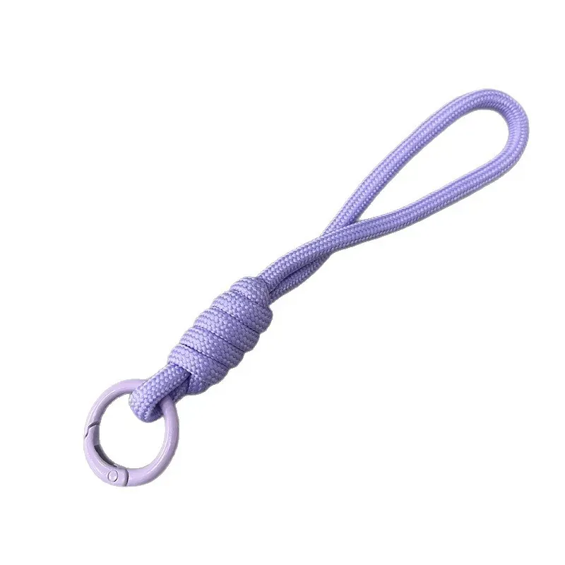 Lavender solid rope phone wrist strap