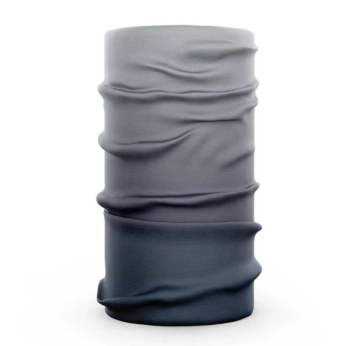 Grey ombre seamless ice silk headwear tube