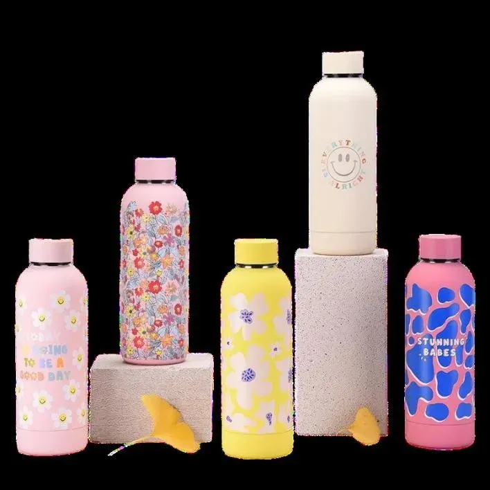 Custom stainless steel drinkware in custom colors