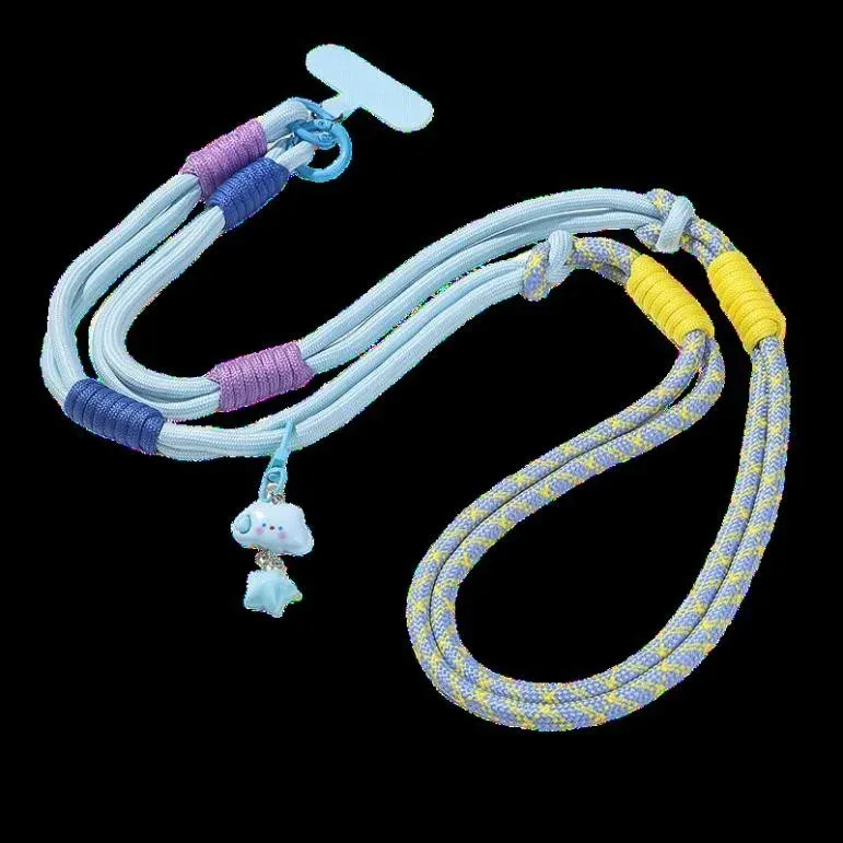 Custom phone lanyards in multiple colors
