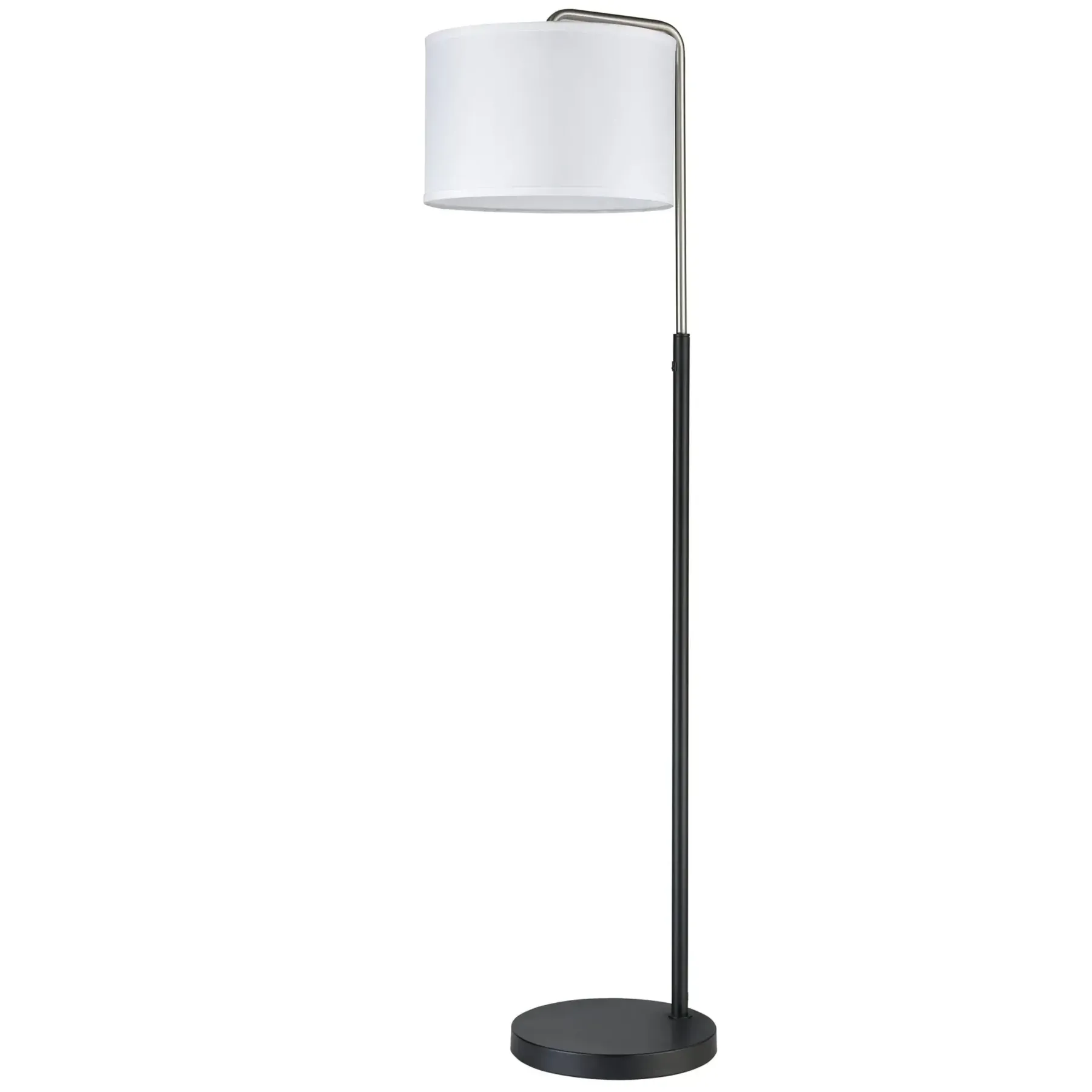 spf-2605-modern-black-nickel-curved-arm-floor-lamp-white-drum-shade