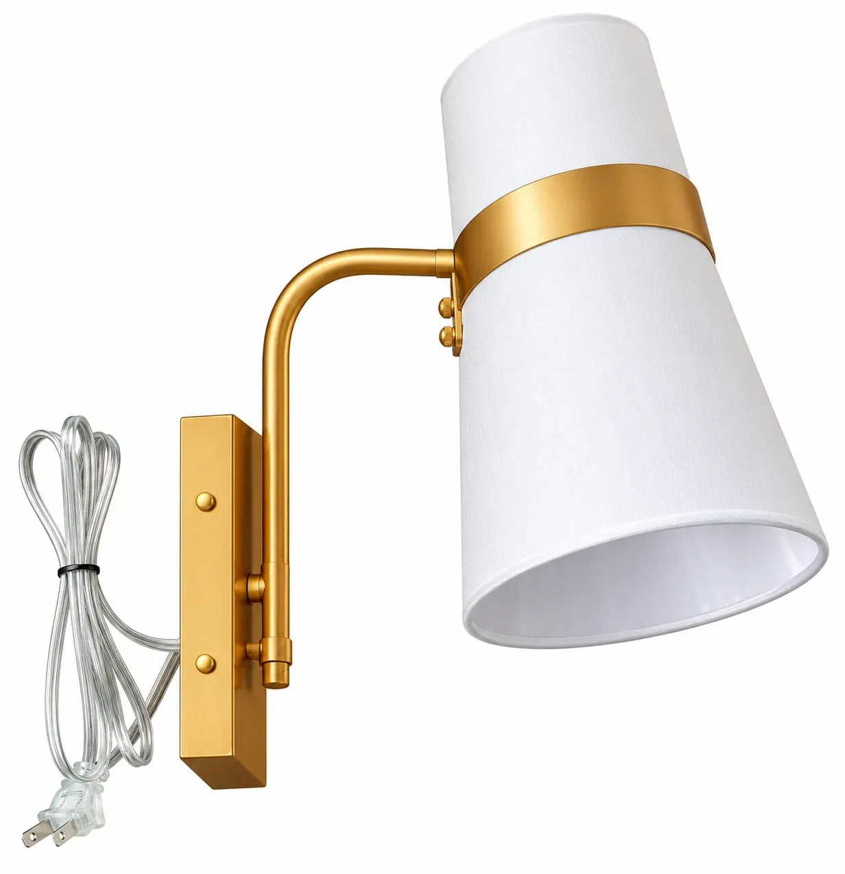 spw-2606-brass-wall-sconce-white-fabric-shade-product-view