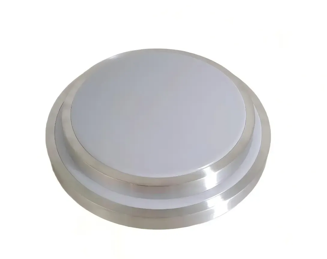 spc-2603-brushed-nickel-double-ring-led-ceiling-light-unlit-detail