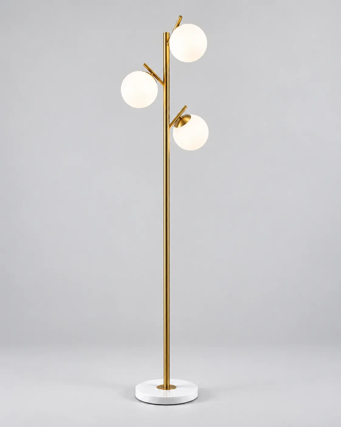 spf-2611-brass-three-globe-floor-lamp-front-view