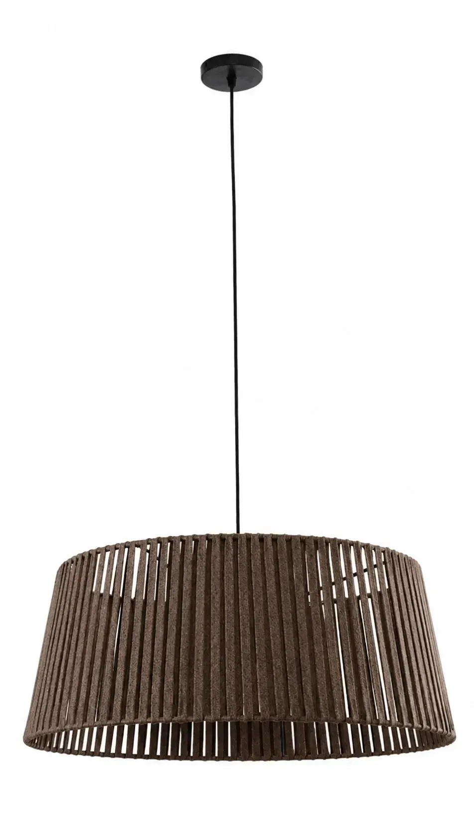 spp-2604-brown-drum-shade-pendant-light-front-view