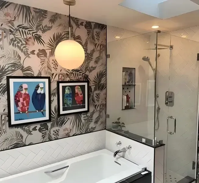 opal-globe-pendant-light-bathroom-interior