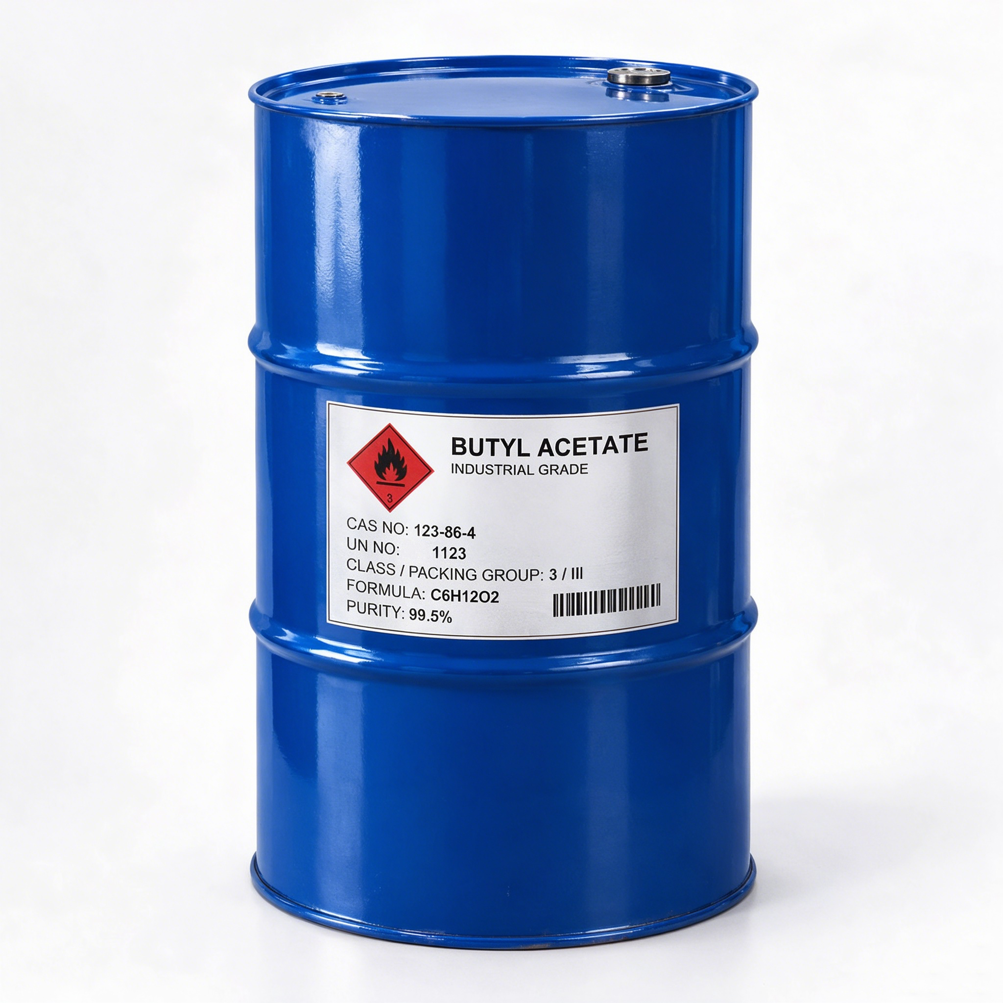 Butyl Acetate industrial chemical product drum, Yuandafeng Chemical