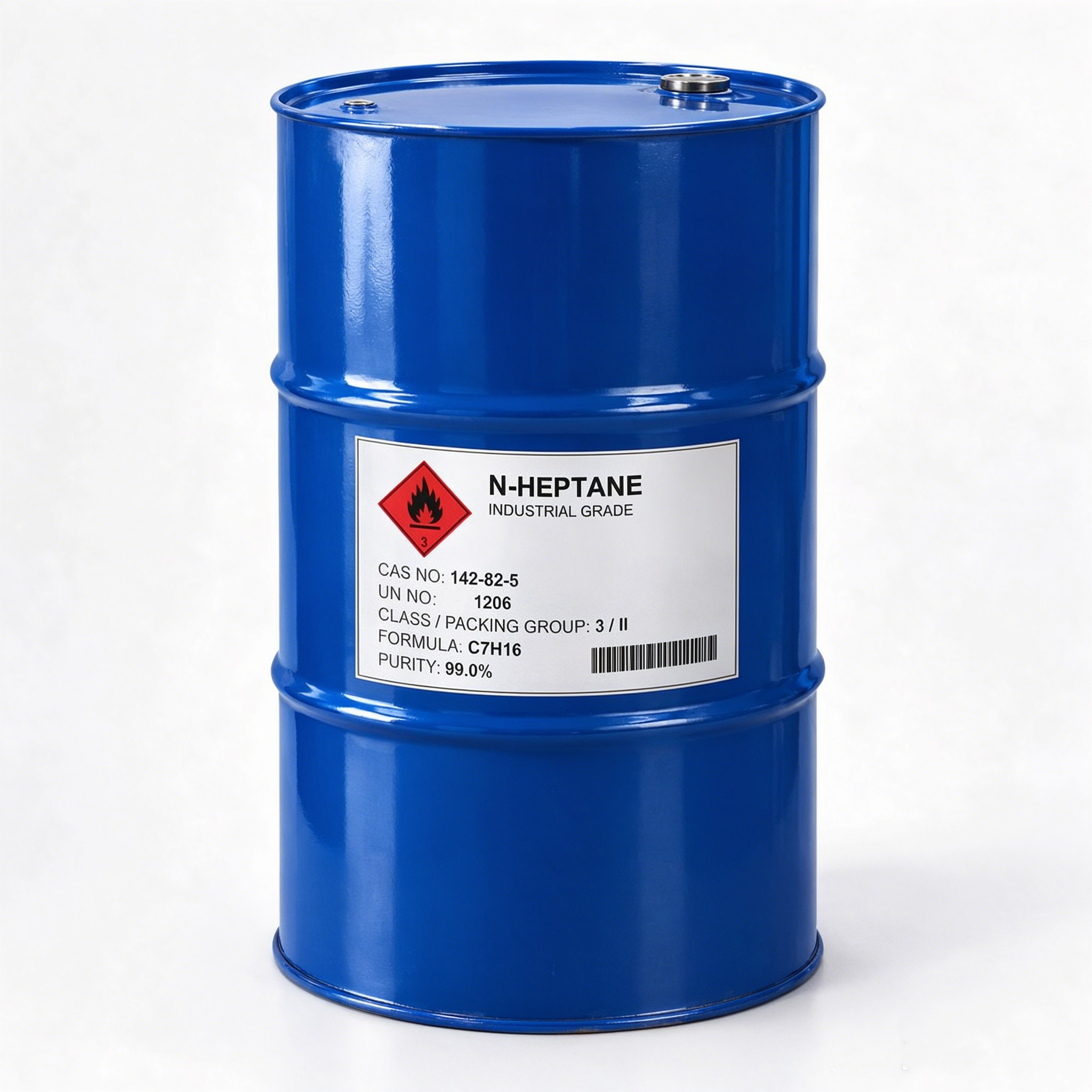 n-Heptane industrial chemical product drum, Yuandafeng Chemical