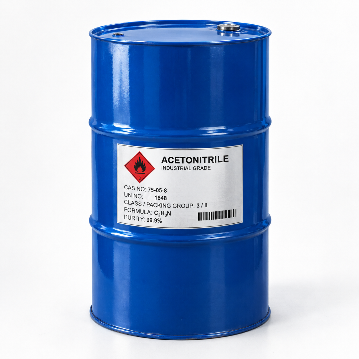 Acetonitrile industrial chemical product drum, Yuandafeng Chemical