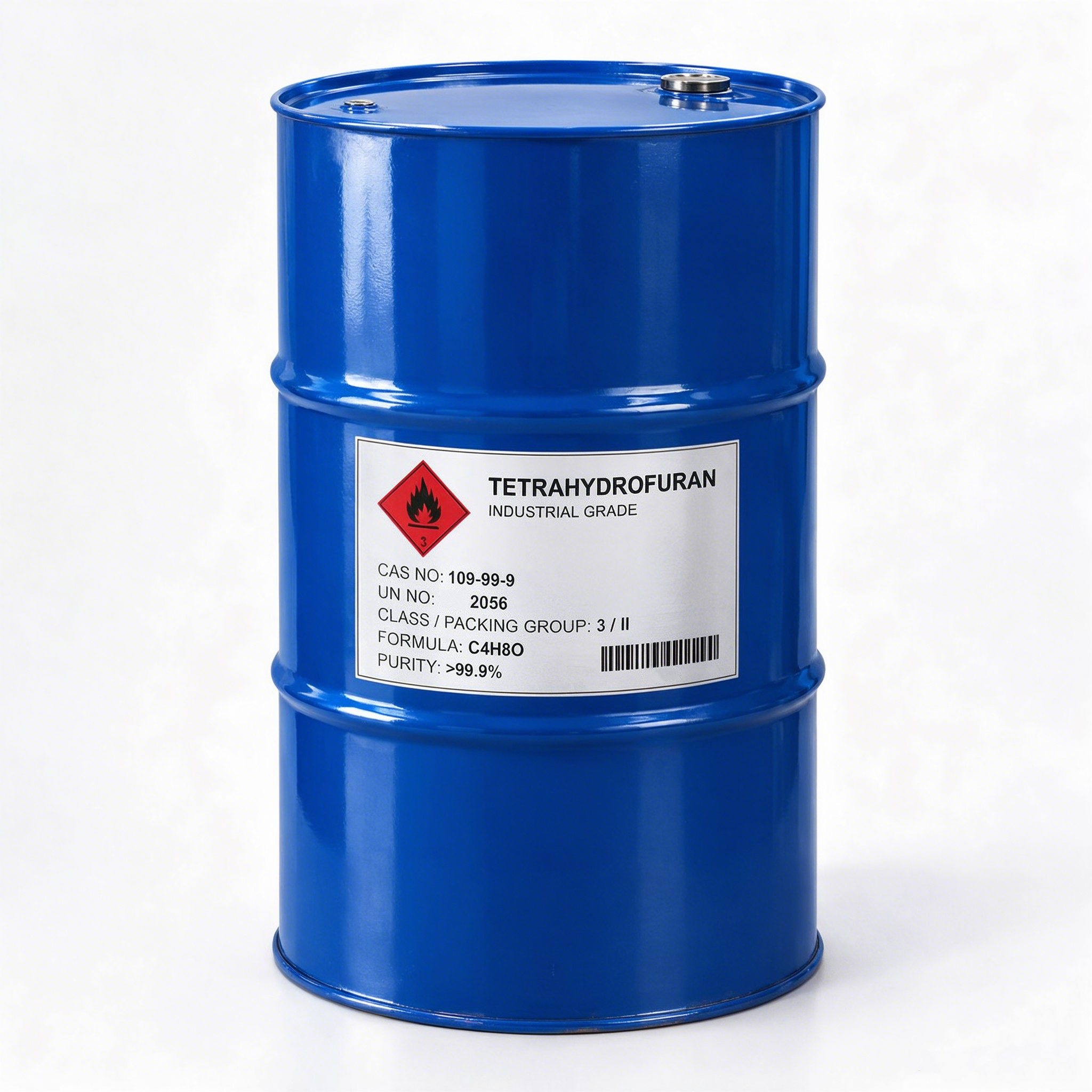 Tetrahydrofuran (THF) industrial chemical product drum, Yuandafeng Chemical