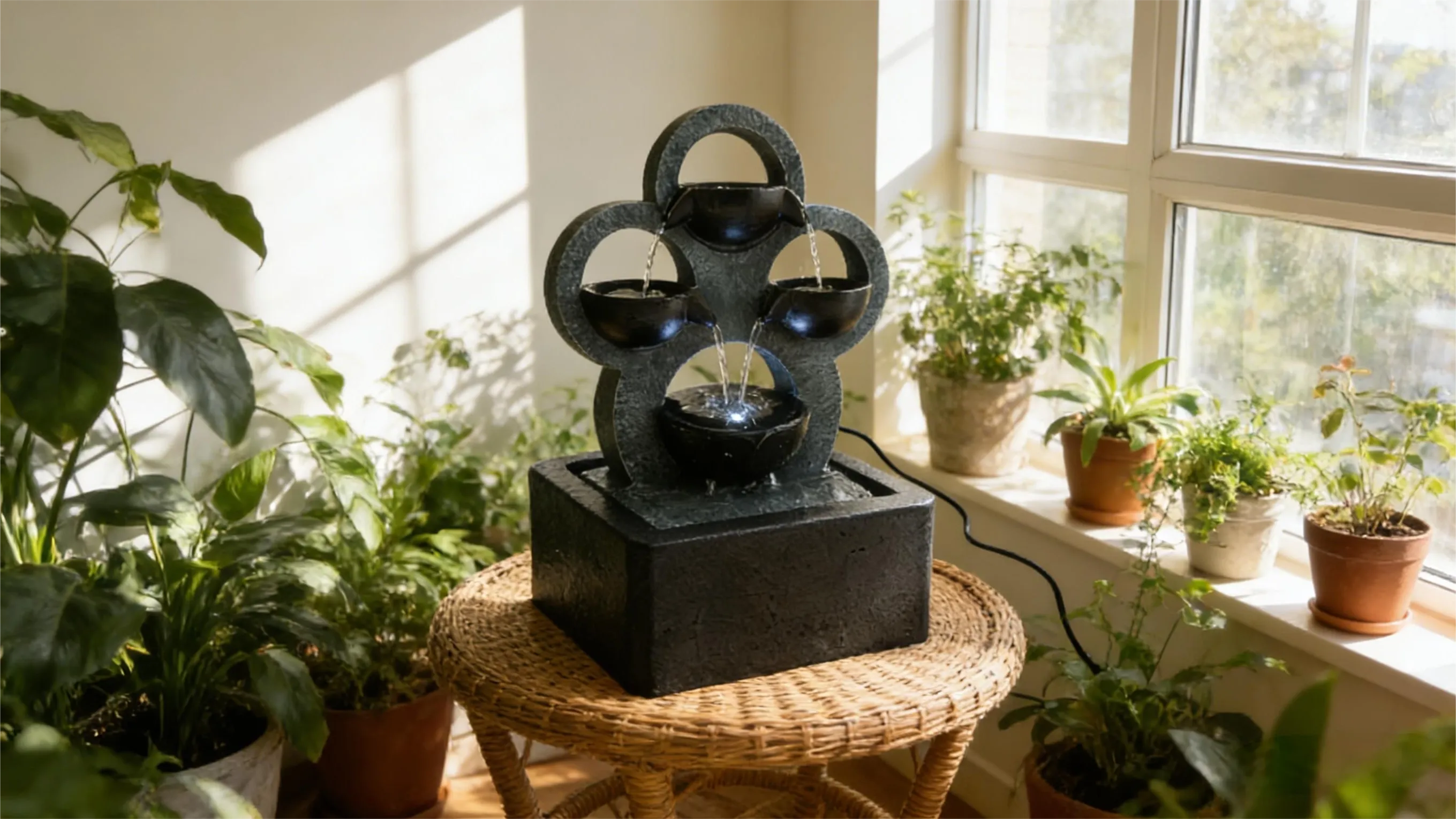 indoor water founain