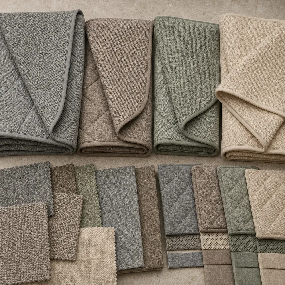 Pet-friendly furniture protection throw color development options