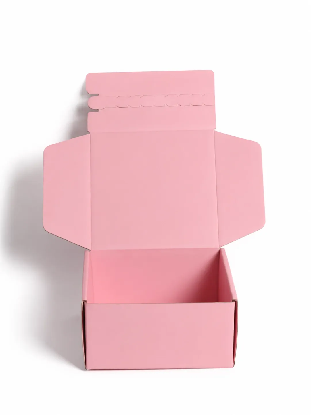 plain-pink-mailer-box-open-top-view