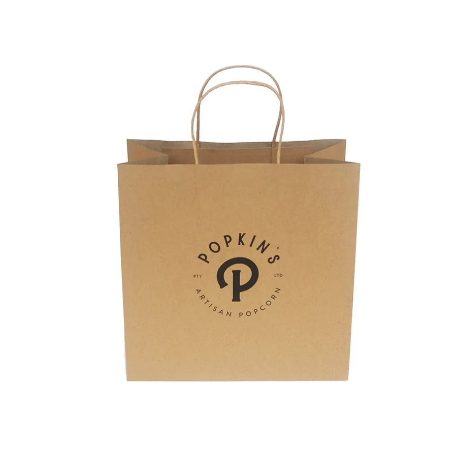 custom-kraft-paper-bag-black-logo-front-view