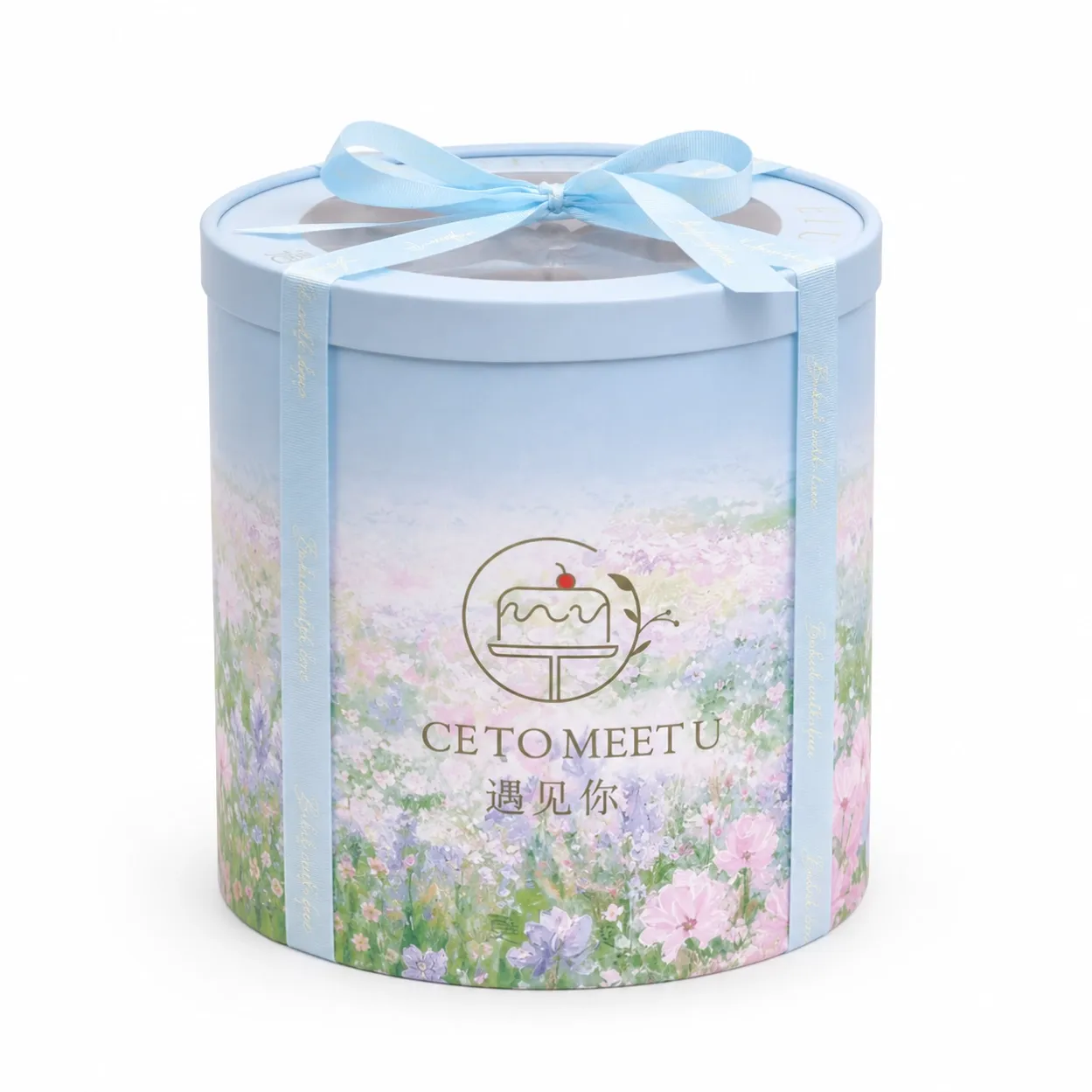 Cylindrical cake box-1