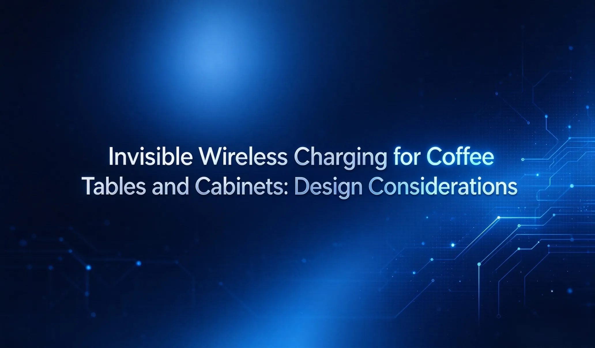 wireless charging PCBA for smart furniture