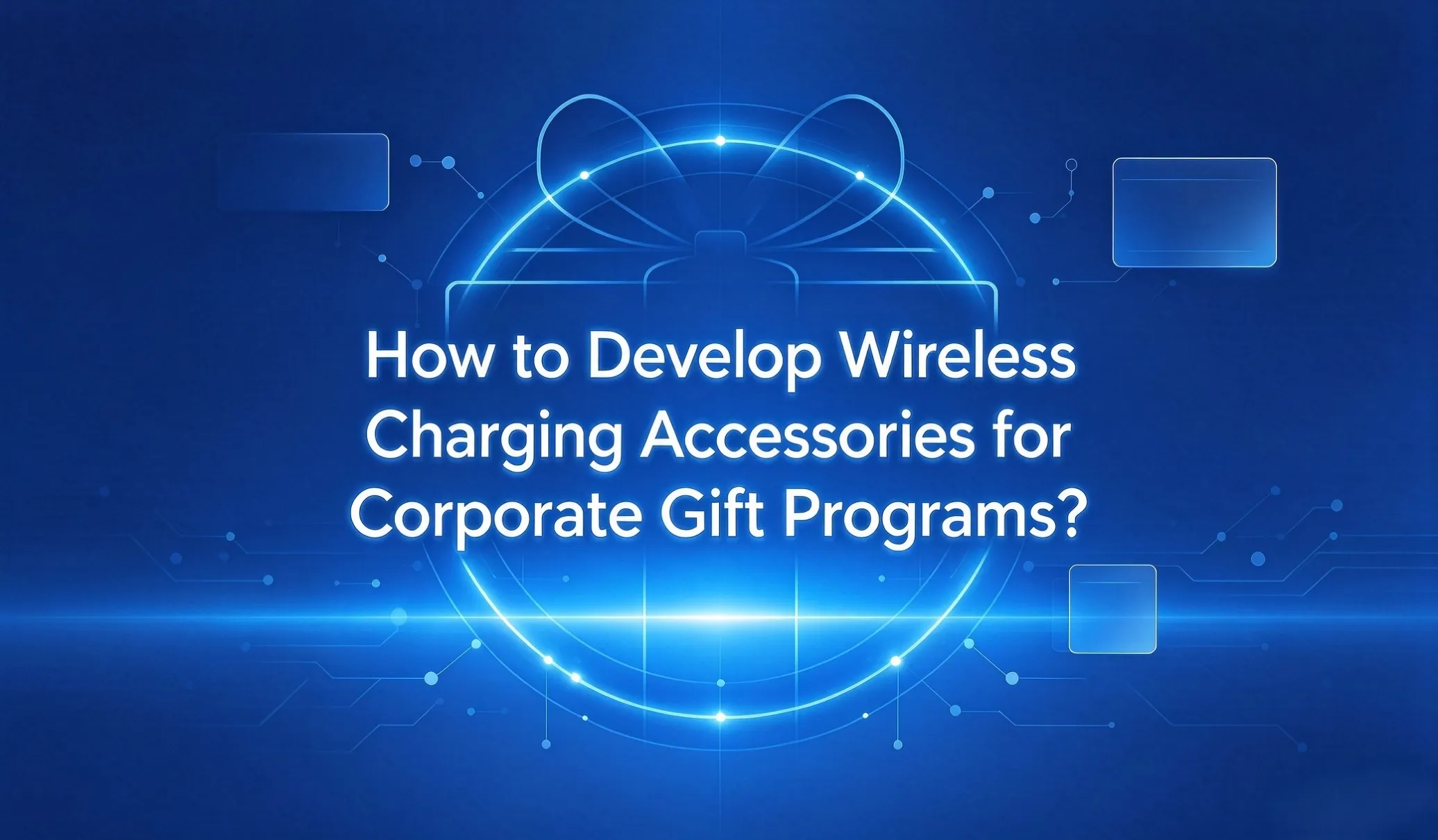 custom wireless chargers for corporate gifts