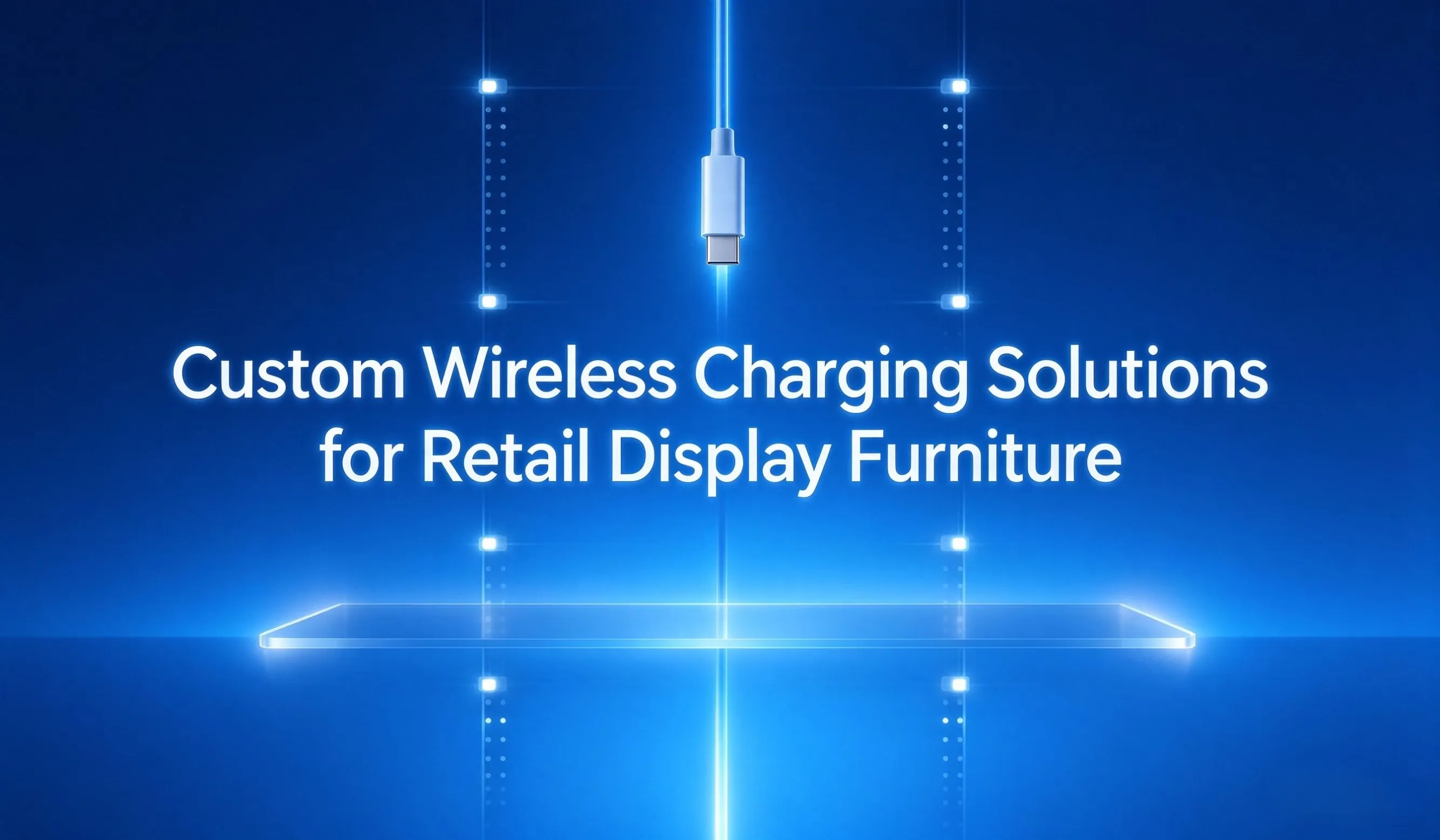 Wireless Charging for Retail Display Furniture