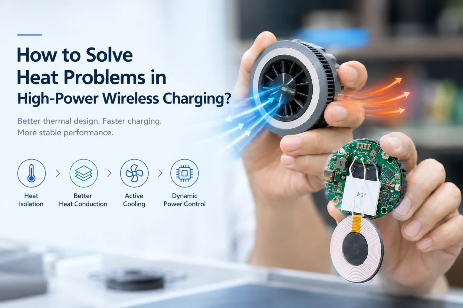 How to Solve Heat Problems in High-Power Wireless Charging